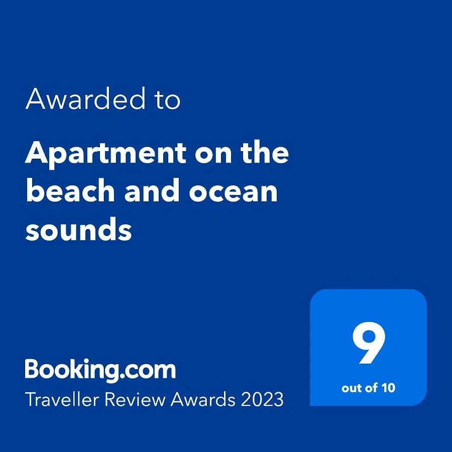Apartment On The Beach And Ocean Sounds Fasnia